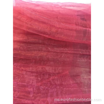 100% Poliester Organdi Pleat